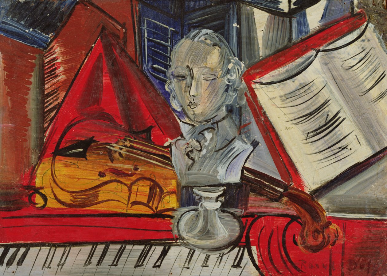 Homage to Mozart by Raoul Dufy