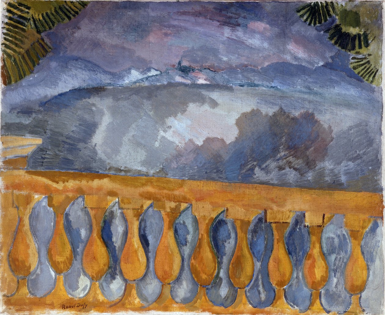 The Terrace at Estaque by Raoul Dufy