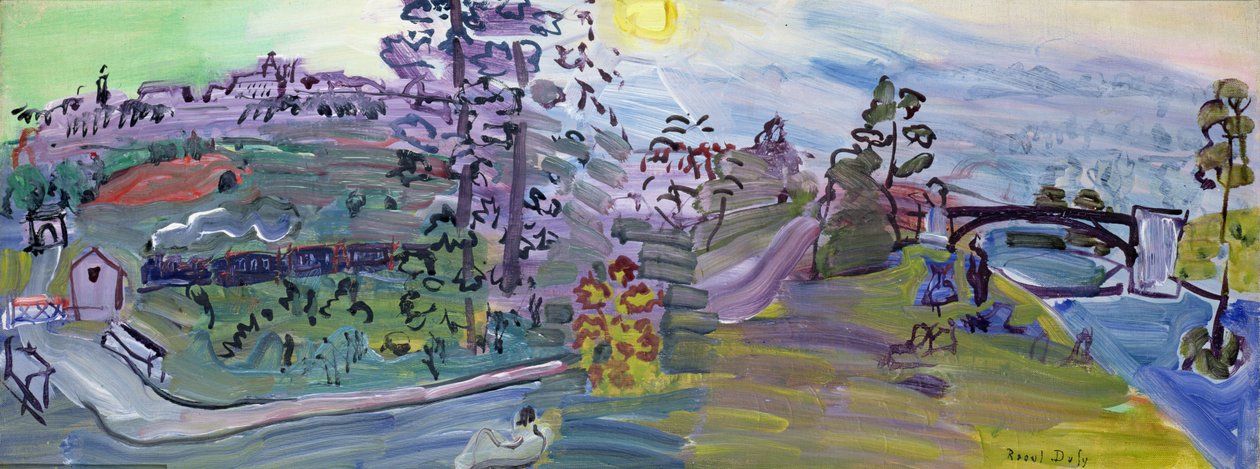 Landscape in Langres, c.1933 by Raoul Dufy