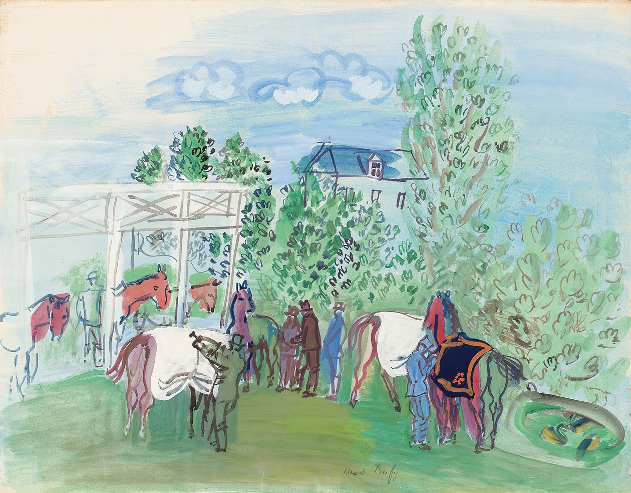 Paddock by Raoul Dufy