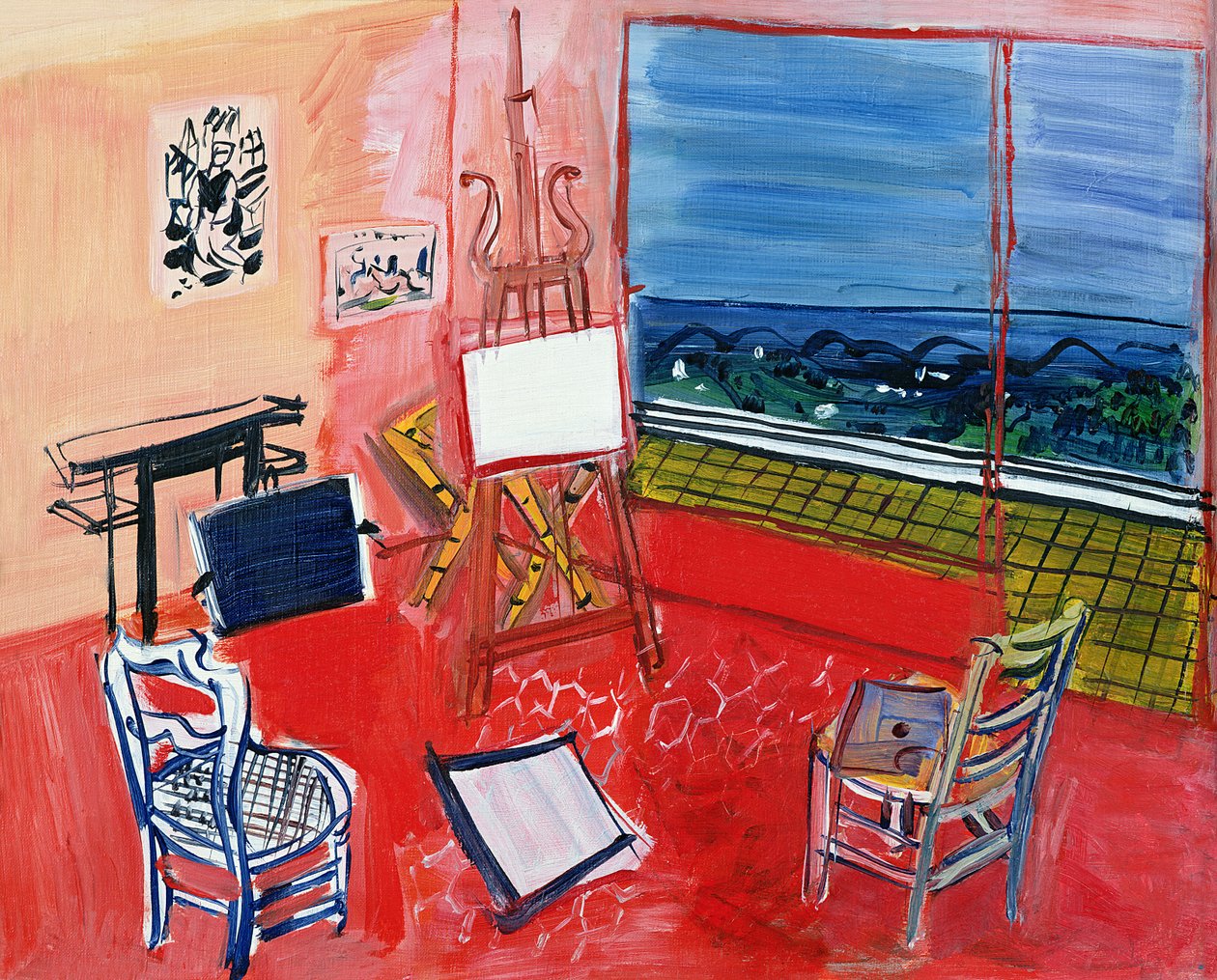 Studio in Vence by Raoul Dufy