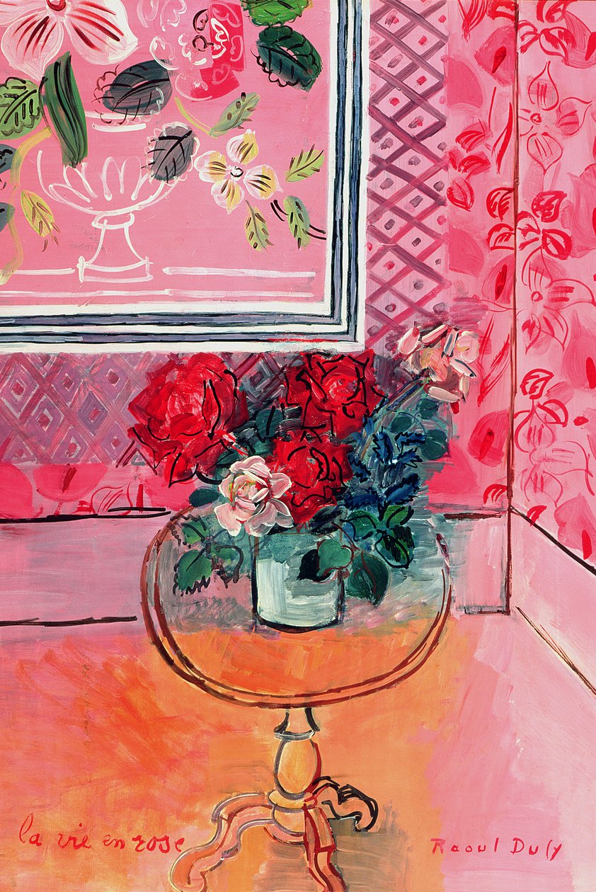 Thirty Years or Life in Pink by Raoul Dufy