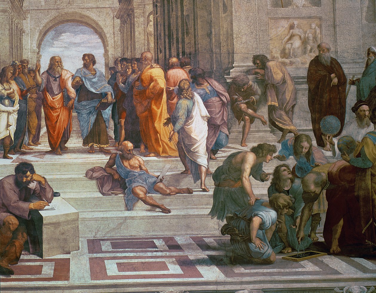 School of Athens (detail) by Raffaello Sanzio Raphael