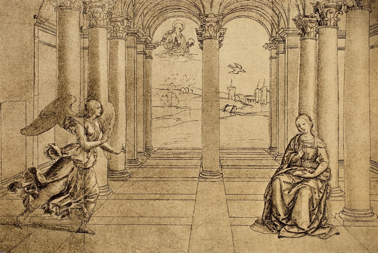The Annunciation by Raffaello Sanzio Raphael