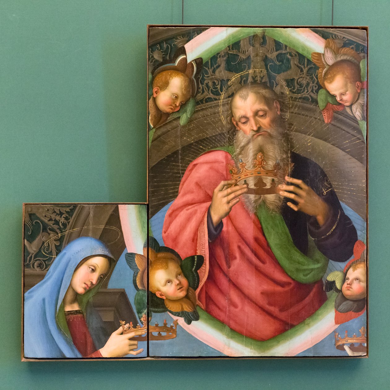 The Eternal Father and the Virgin by Raphael (1483 1520)
