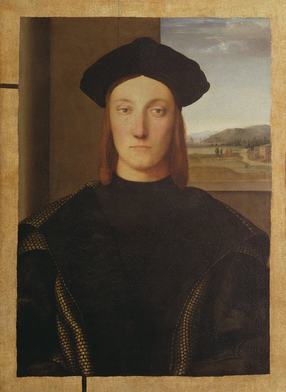 Portrait of Guidobaldo da Montefeltro by Raffaello Sanzio Raphael