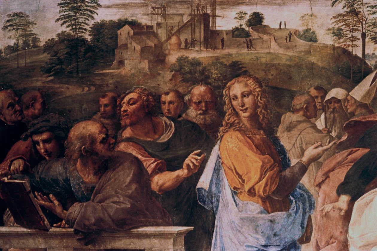 The Disputation on the Holy Sacrament (detail), 1508-1509 by Raffaello Sanzio Raphael