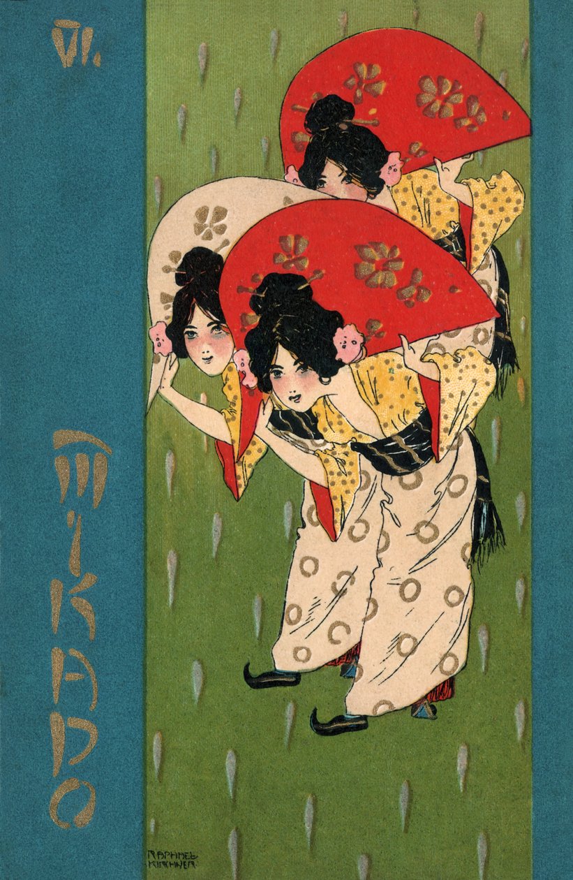 Geishas, c.1900 by Raphael Kirchner