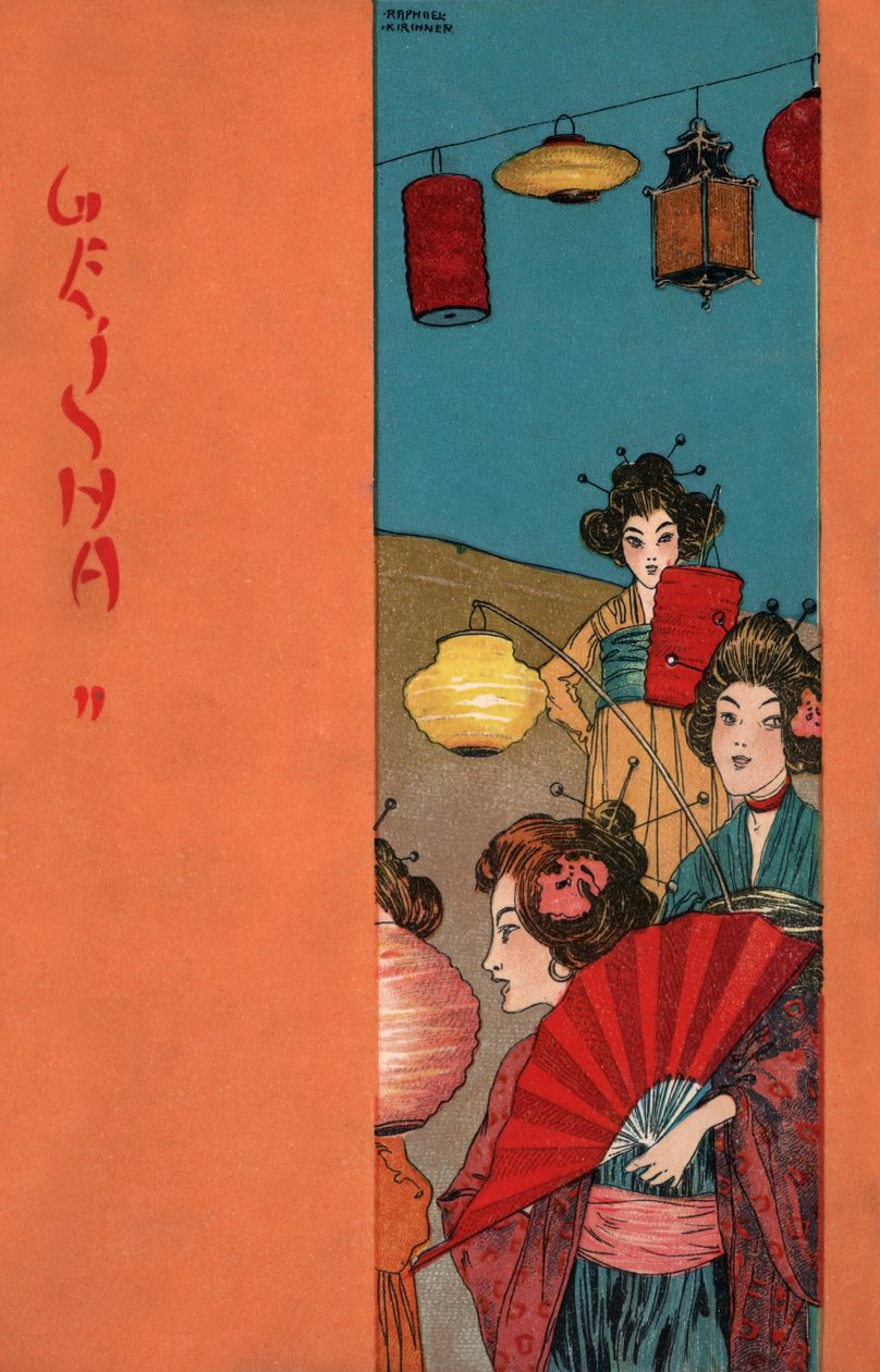 Geishas, c.1900 by Raphael Kirchner