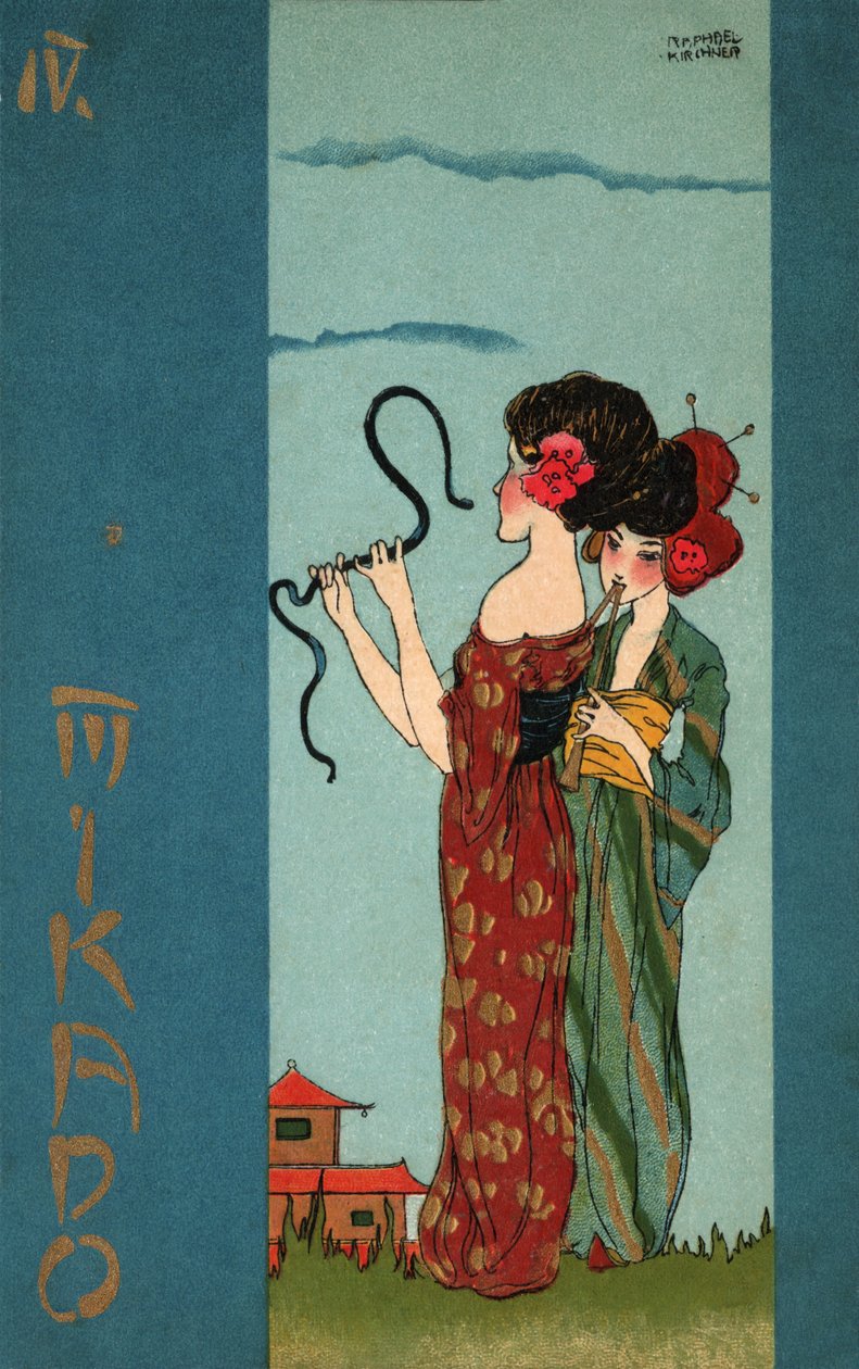 Geishas, c.1900 by Raphael Kirchner