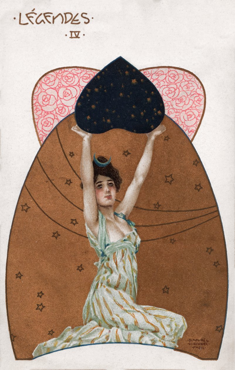 Woman in Secession Style, c.1900 by Raphael Kirchner