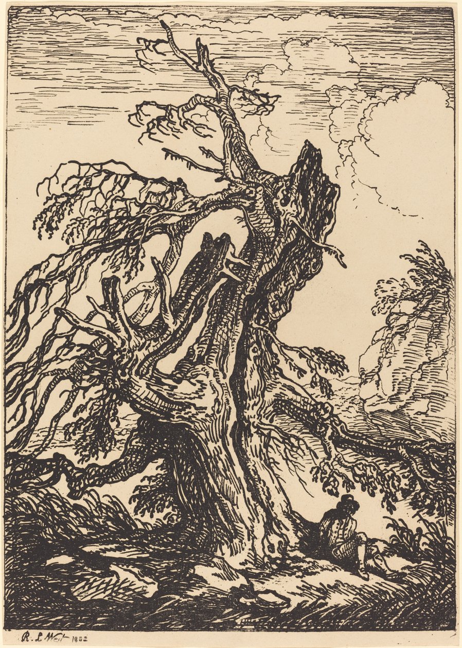 Study of a Tree by Raphael Lamar West