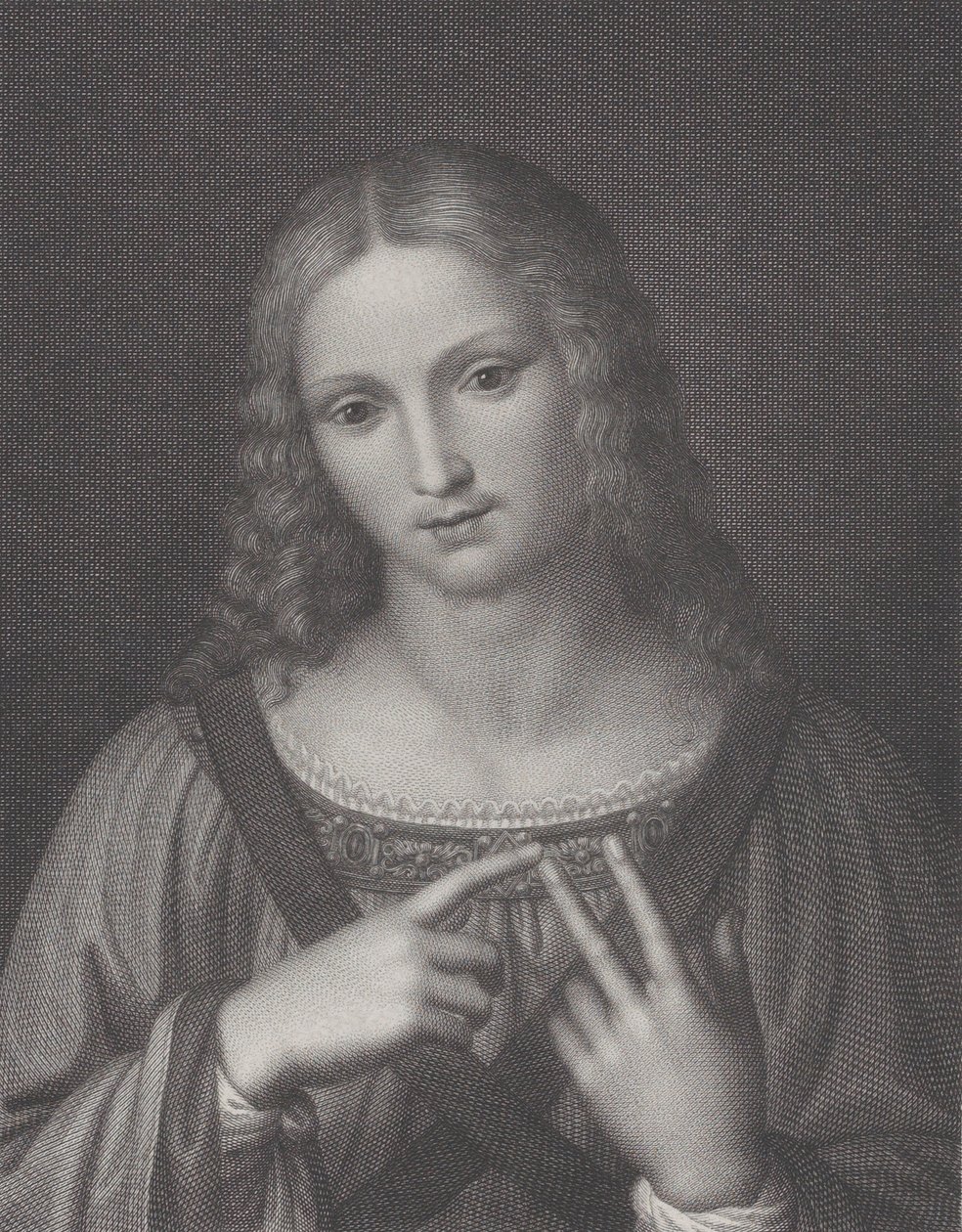 Christ proclaiming the law by Raphael Morghen