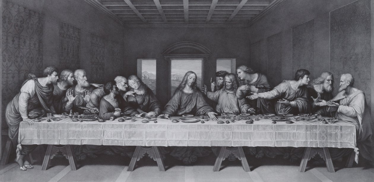 The Last Supper by Raphael Morghen