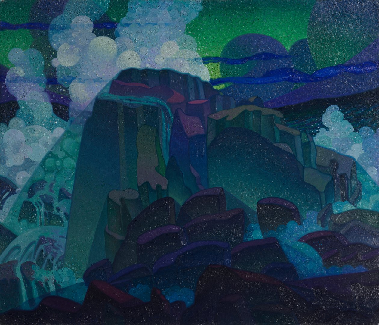 Rock at Sea by Raymond Jonson