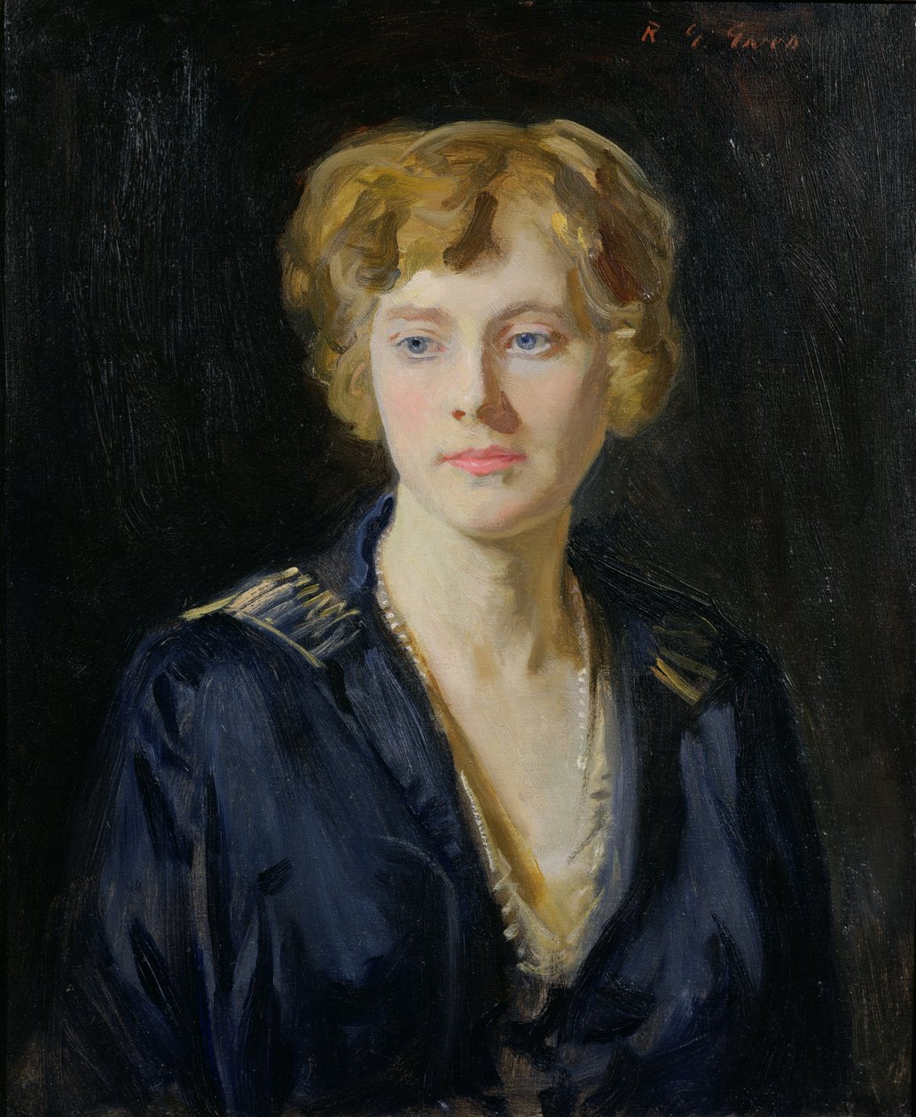 Portrait of a Fair-Haired Woman by Reginald Grenville Eves