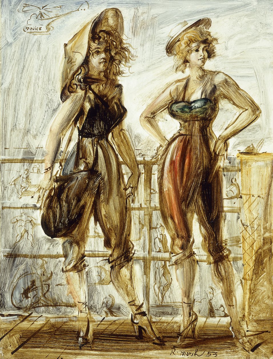 The Boardwalk by Reginald Marsh