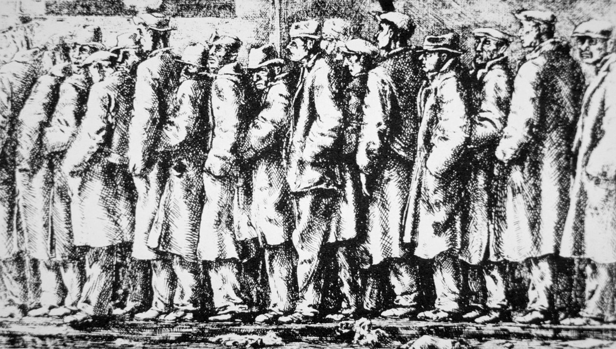 The Breadline by Reginald Marsh