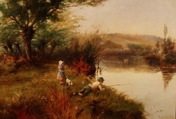 The Young Anglers by Reginald Smith