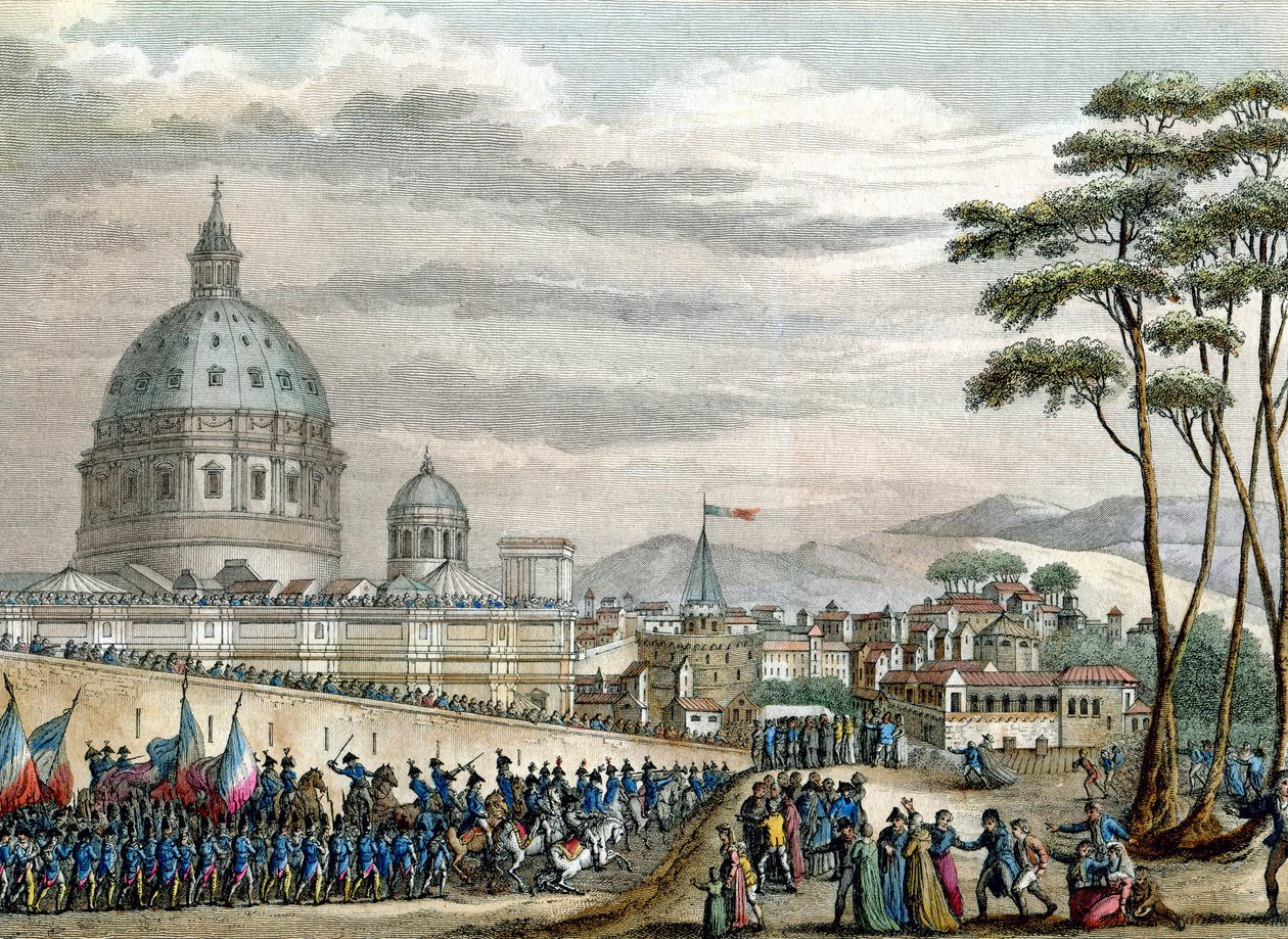 The French Army in Rome by Reiner Vinkeles