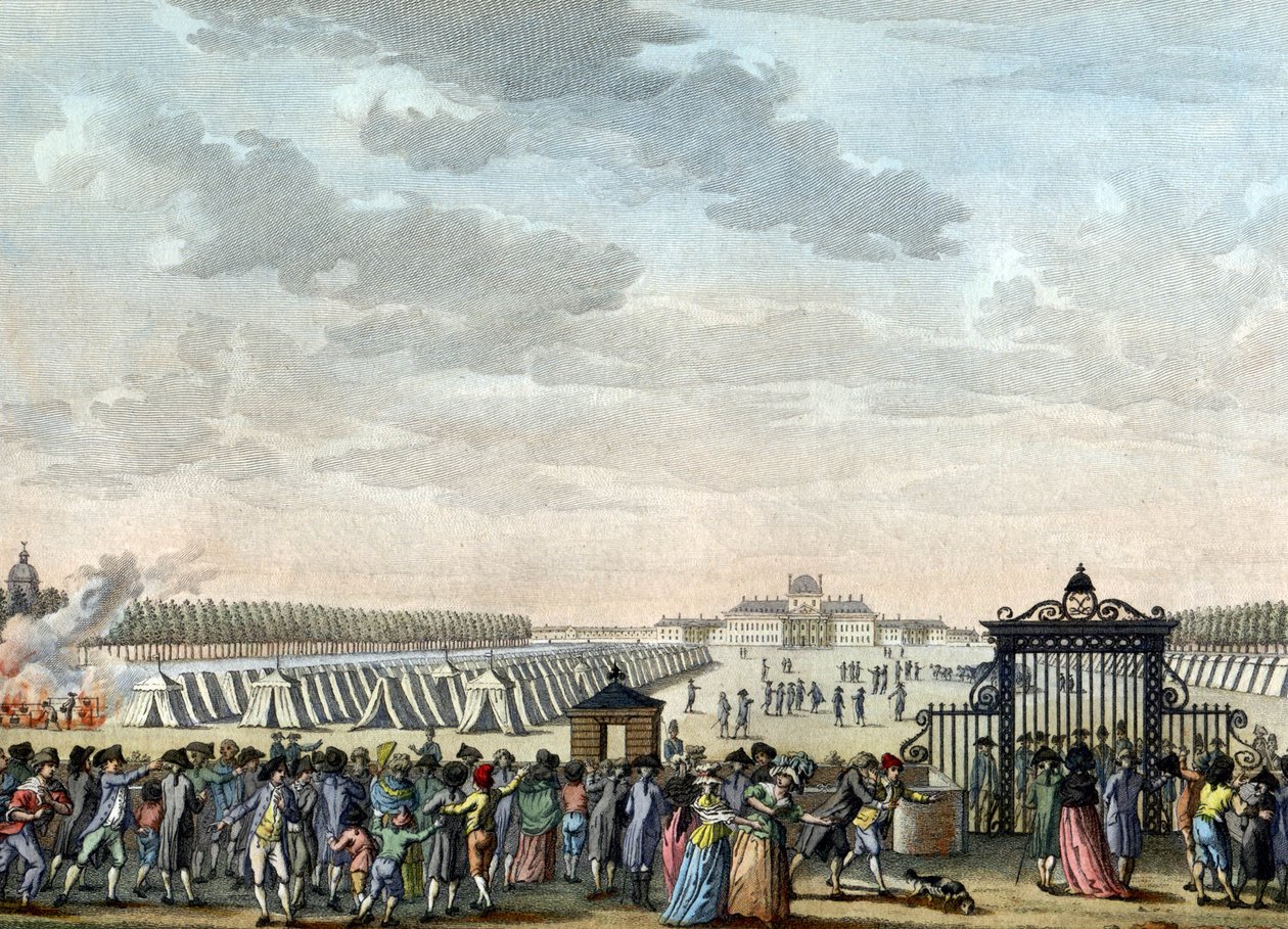 Troops at the Champ de Mars by Reiner Vinkeles