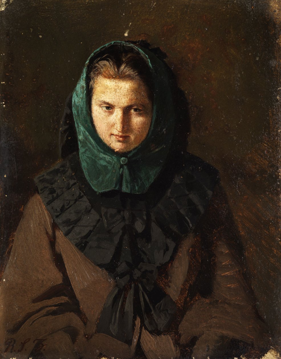 Portrait of a Young Woman by Reinhard Sebastian Zimmermann