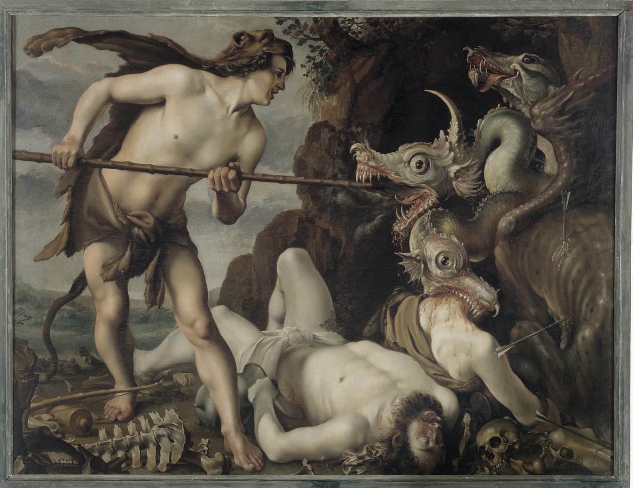 Cadmus Slaying the Dragon by Reinhold Timm