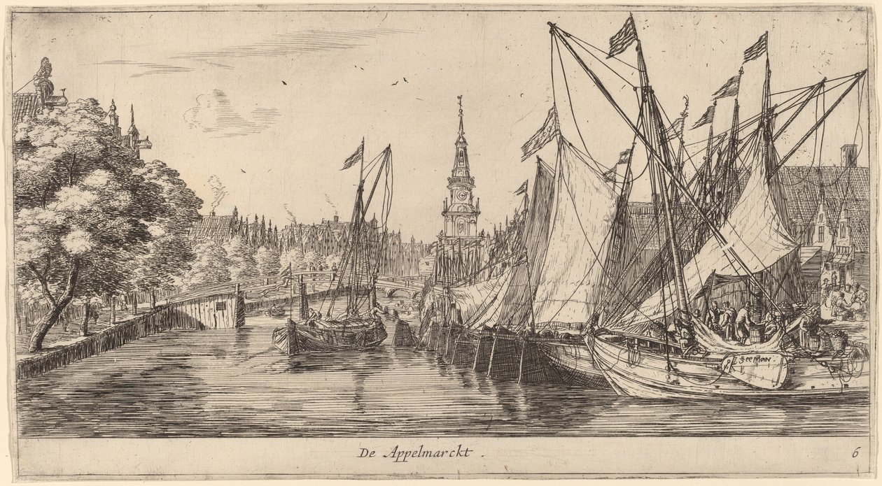 Appelmarkt by Reinier Nooms, called Zeeman