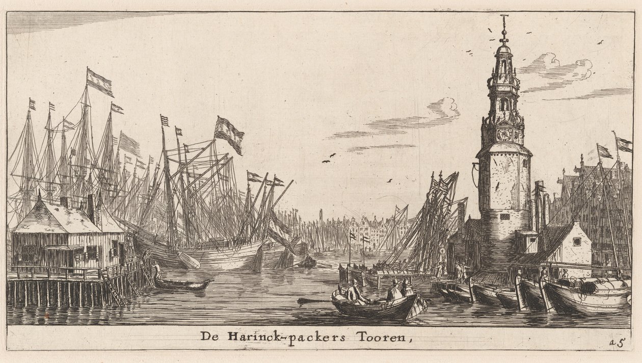 The Haringpakkers Tower in Amsterdam by Reinier Nooms, called Zeeman