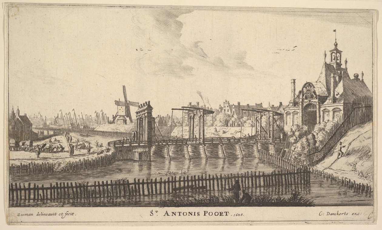 St. Antonis Gate, Amsterdam by Reinier Zeeman