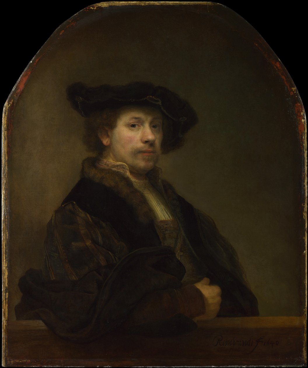 Self Portrait at the Age of 34 by Rembrandt van Rijn