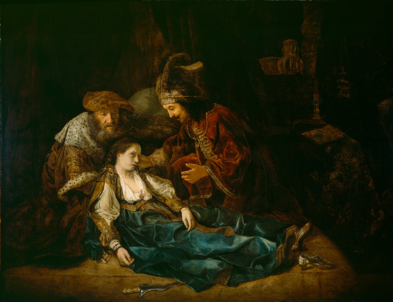 The Death of Lucretia by Rembrandt van Rijn