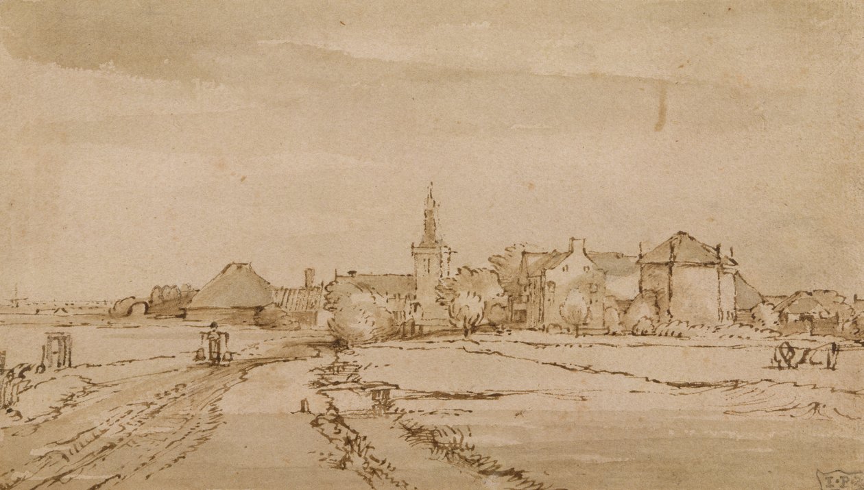 View of Diemen by Rembrandt van Rijn