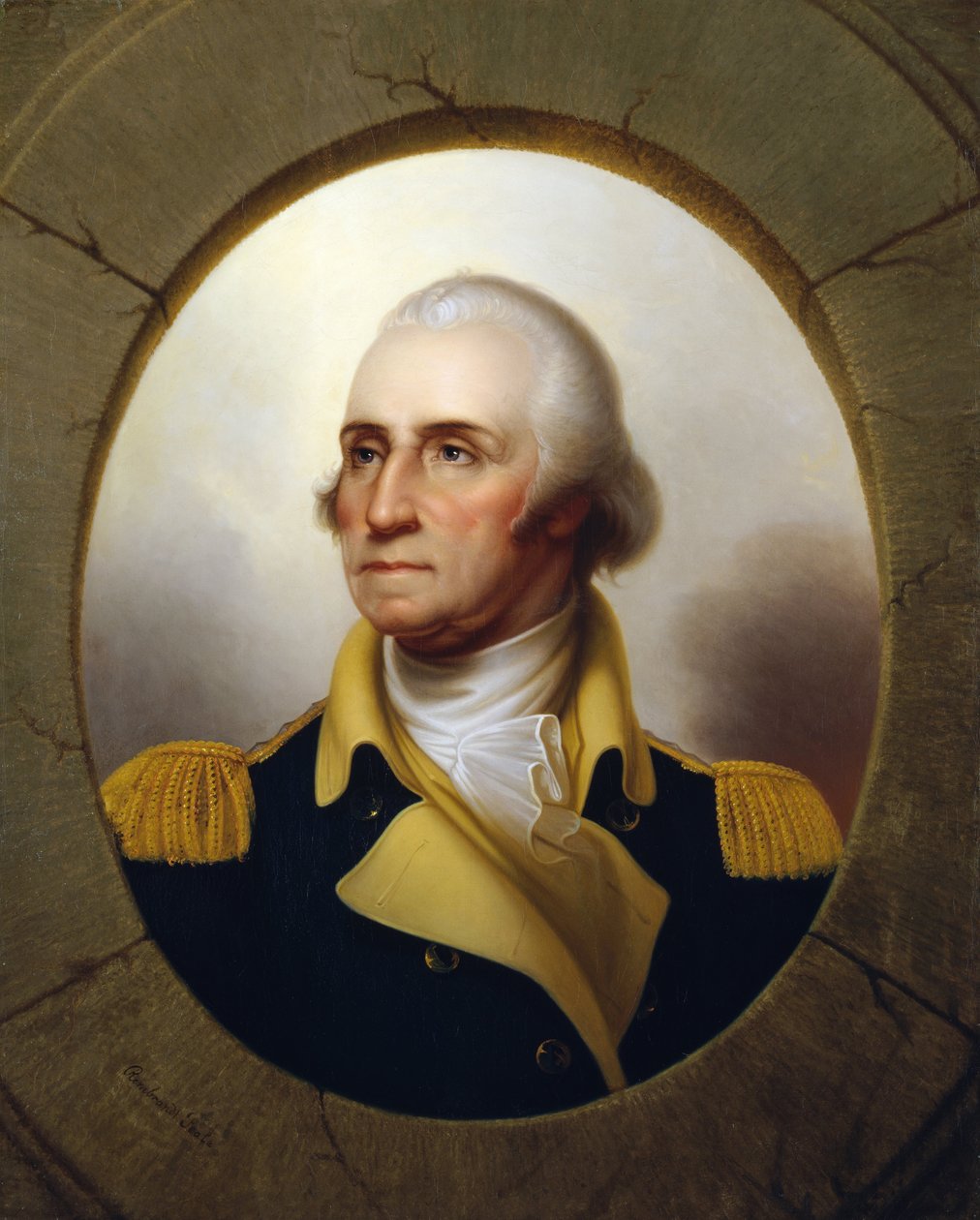 George Washington (Porthole Type) by Rembrandt Peale