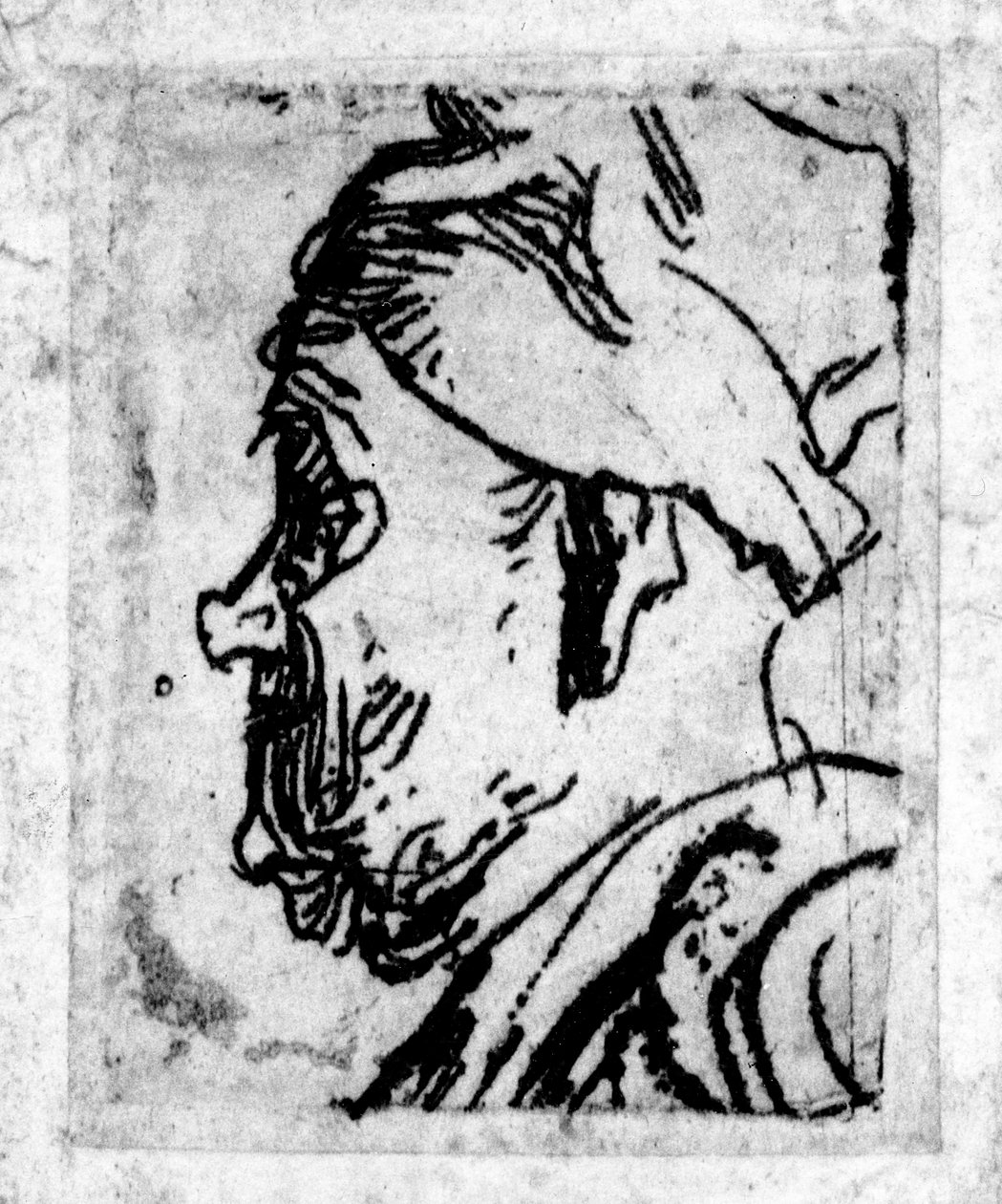 Old Man with a Snub Nose by Rembrandt van Rijn