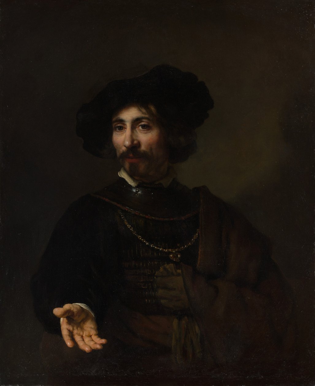 Portrait of a Man with a Steel Gorget by Rembrandt van Rijn