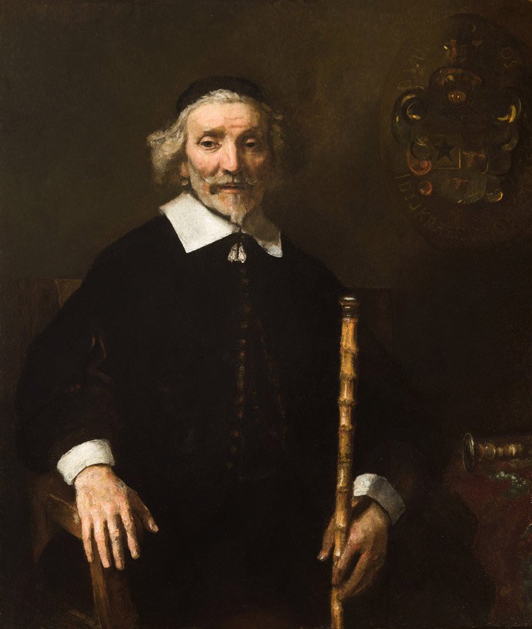 Portrait of the Dyke Reeve Dirck van Os by Rembrandt van Rijn