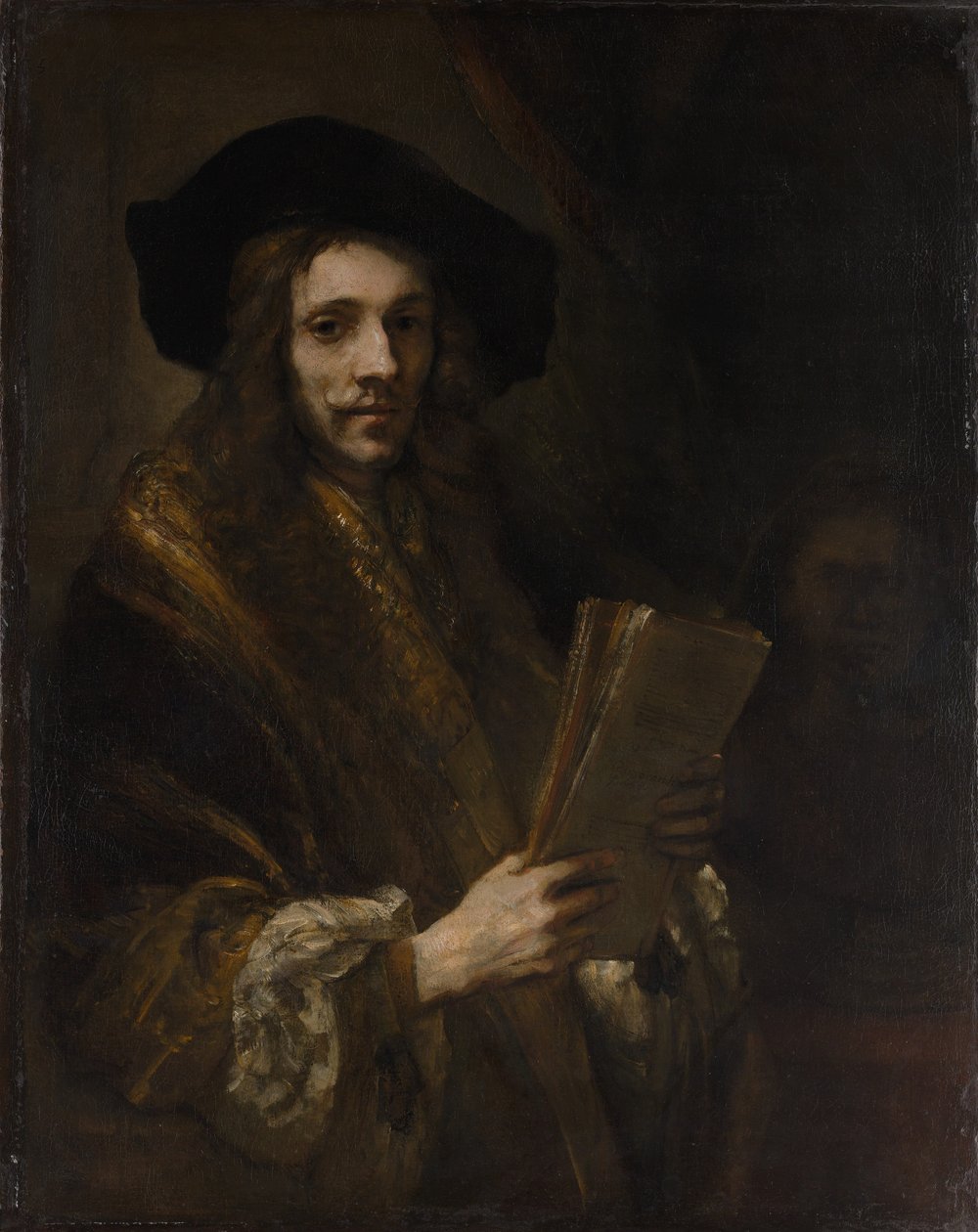 The Auctioneer by Rembrandt van Rijn