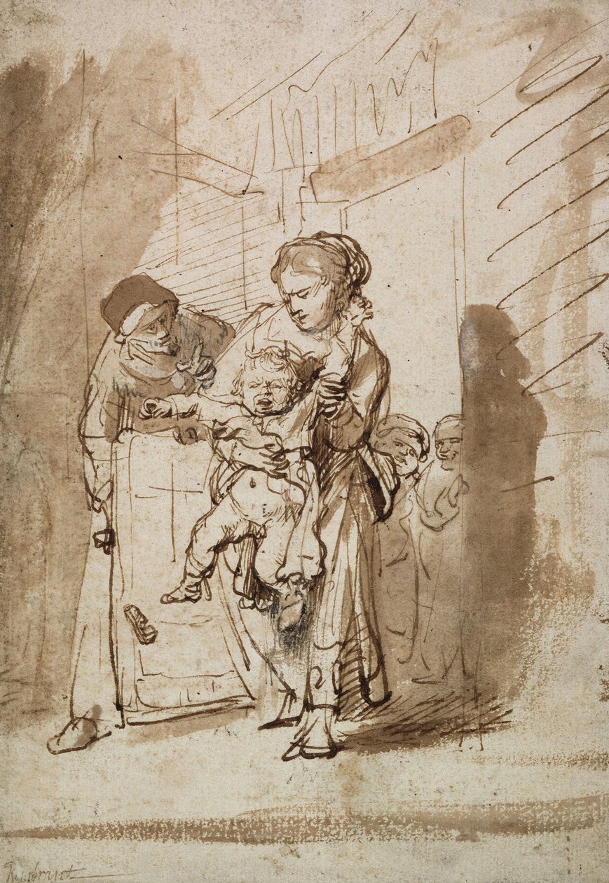 The Unruly Child by Rembrandt van Rijn