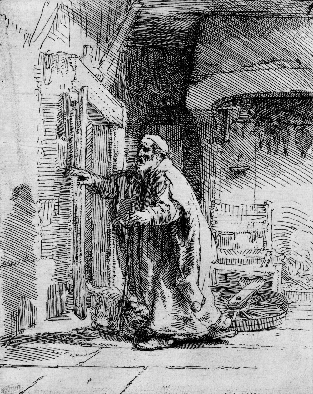 The Blind Tobit by Rembrandt van Rijn