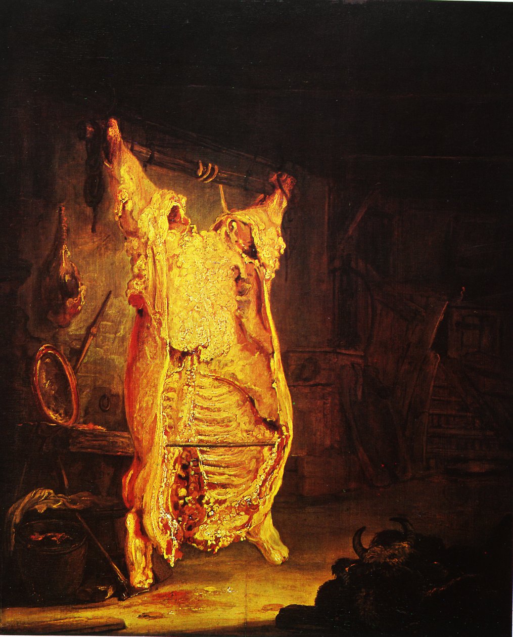 Slaughtered Ox by Rembrandt van Rijn