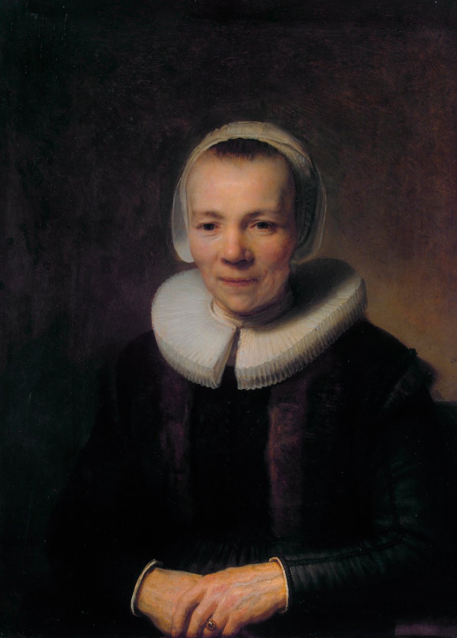 Portrait of Baertje Martens by Rembrandt