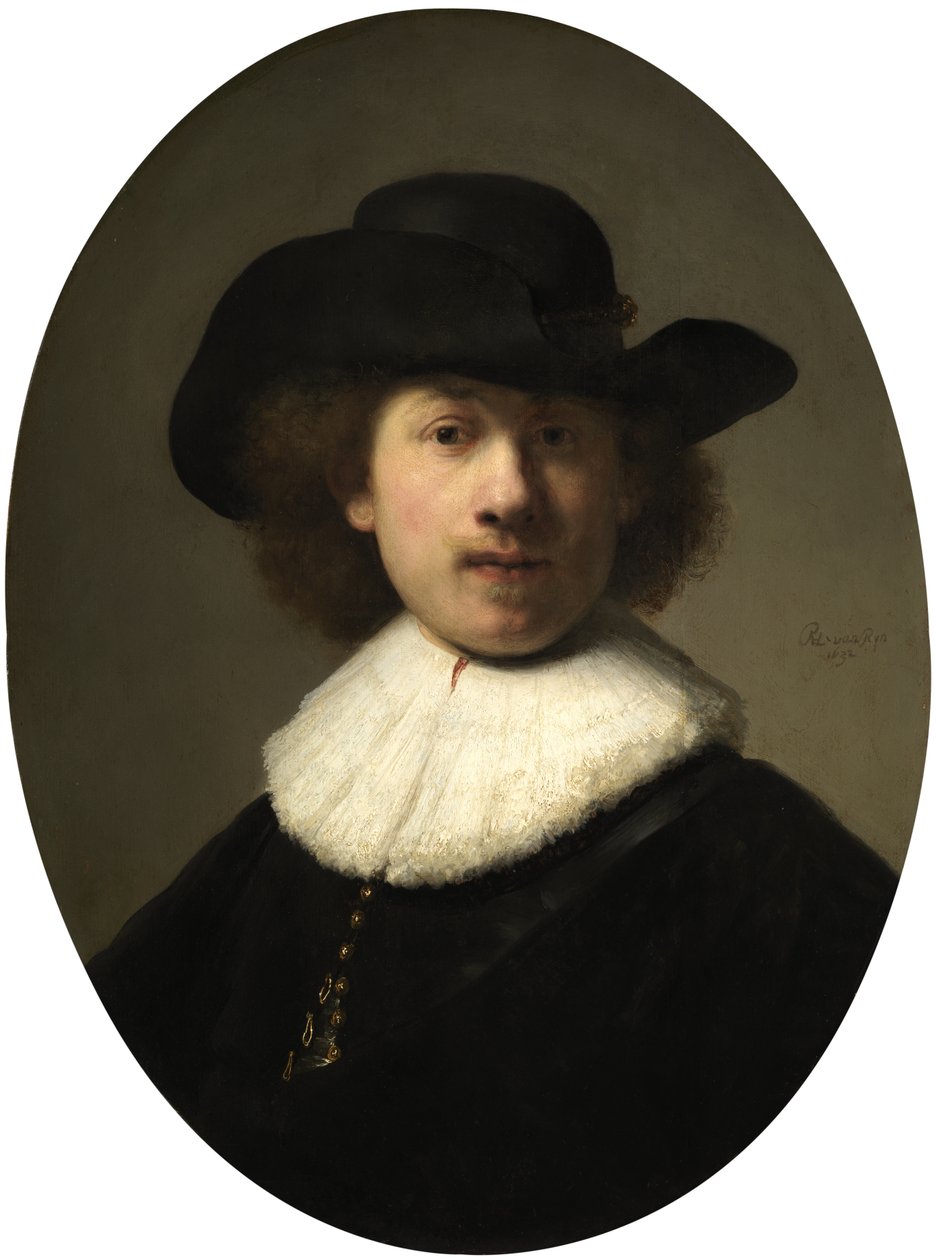 Self Portrait by Rembrandt Harmensz. van Rijn