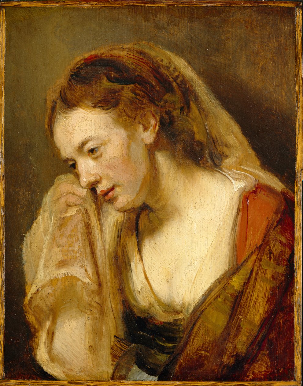 A Woman Weeping by Rembrandt van Rijn