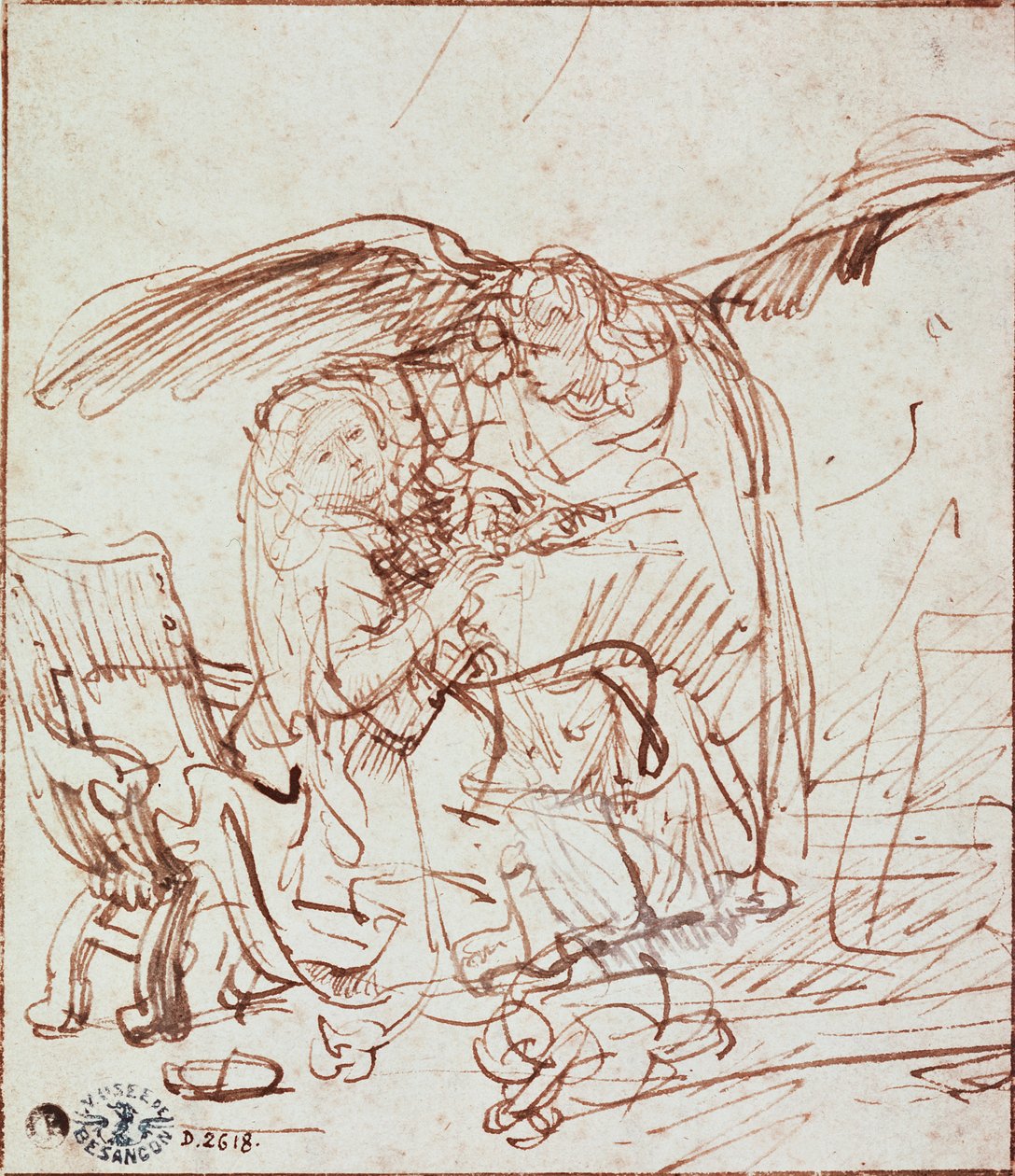 Annunciation by Rembrandt van Rijn