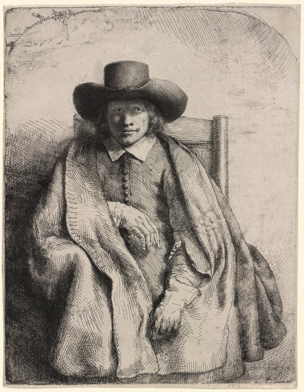 Clement de Jonghe by Rembrandt van Rijn