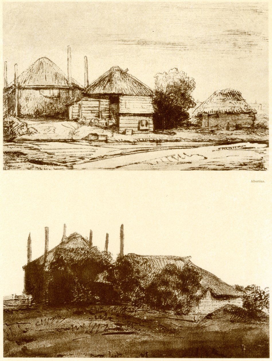 Dutch Barns by Rembrandt van Rijn