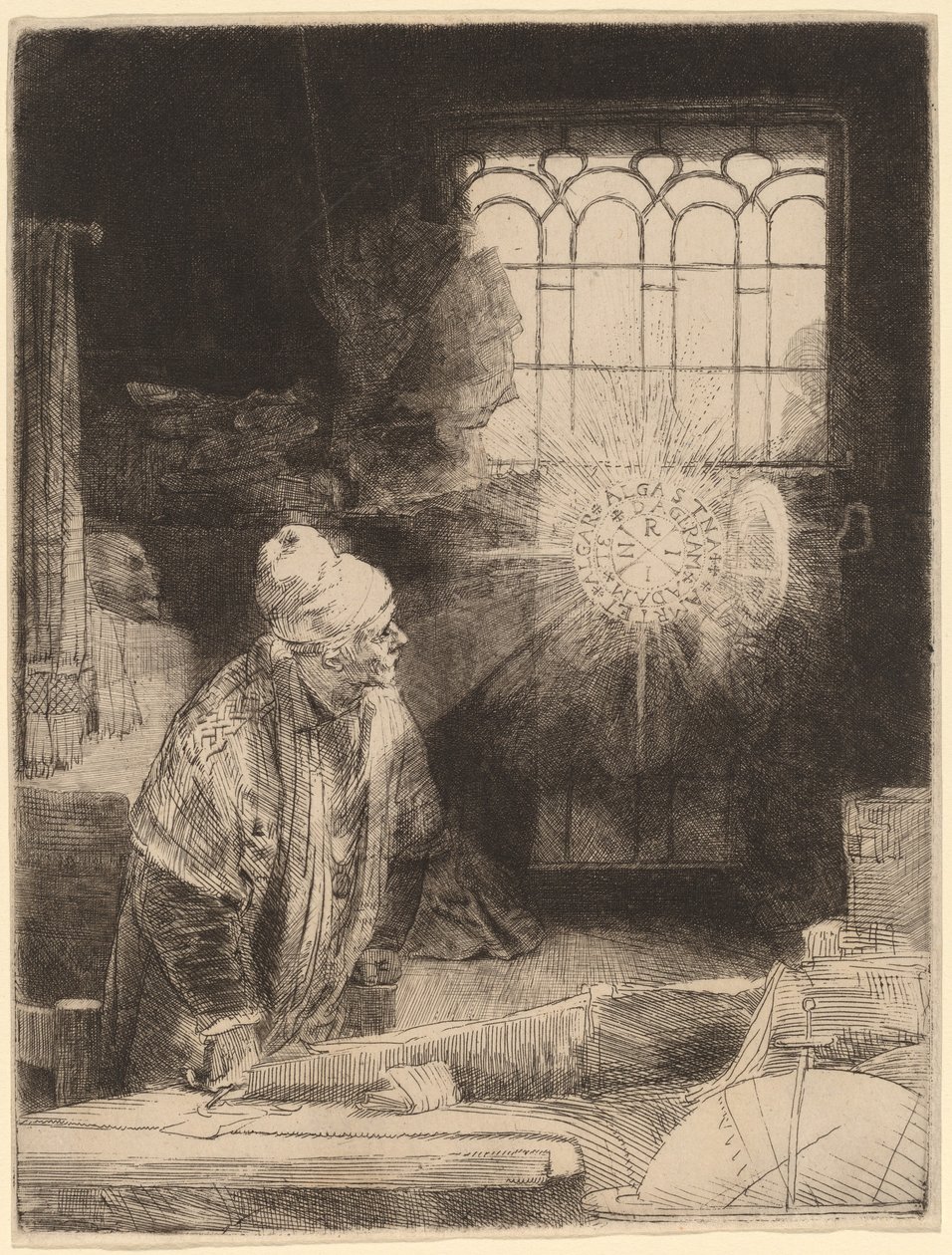 Faust by Rembrandt van Rijn