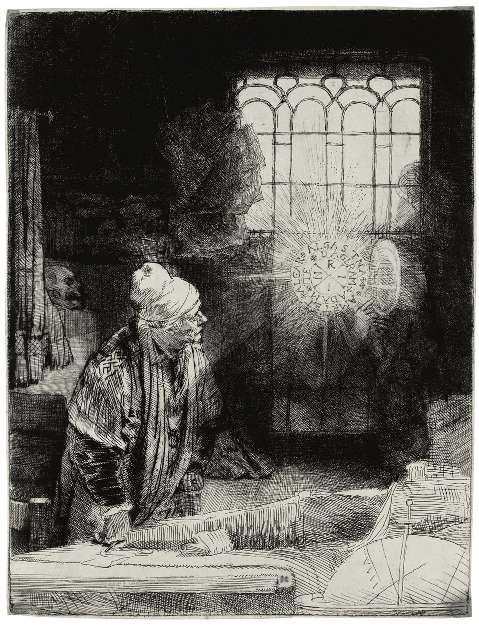 Faust by Rembrandt van Rijn