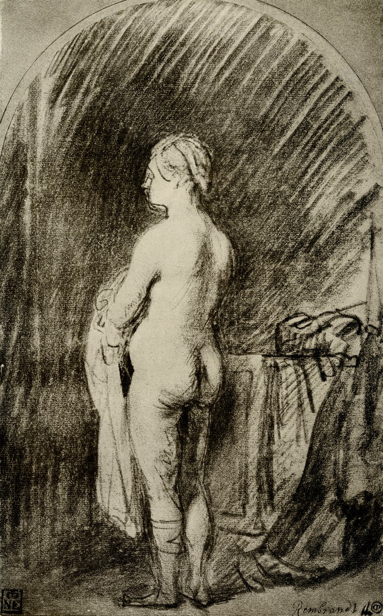 Female Nude by Rembrandt van Rijn